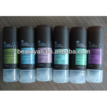 cosmetic clear tubes with hanging cap
